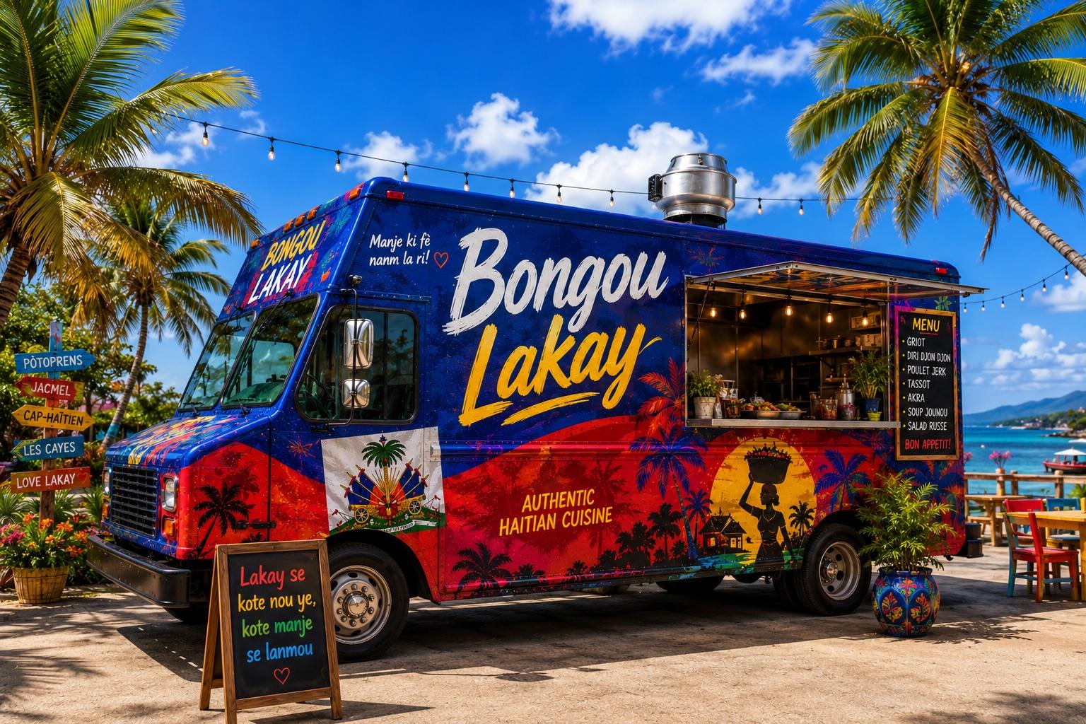 The Bongou Lakay food truck — authentic Haitian cuisine, Fort Pierce FL